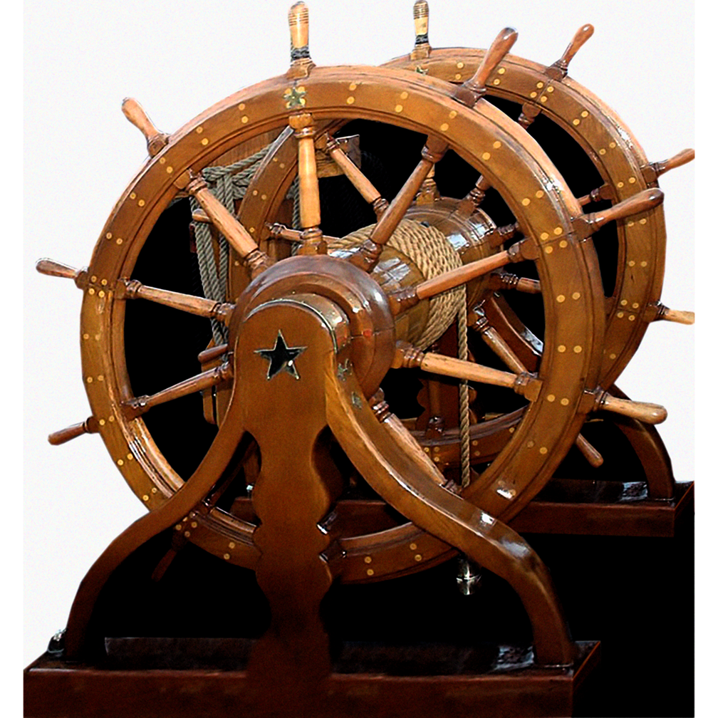 Ship's Wheel Helm Prop Cardboard Cutout