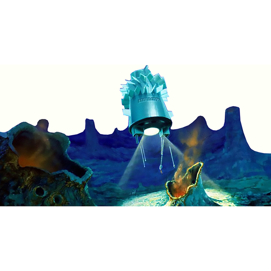 Ocean Floor with Drone Cardboard Cutout