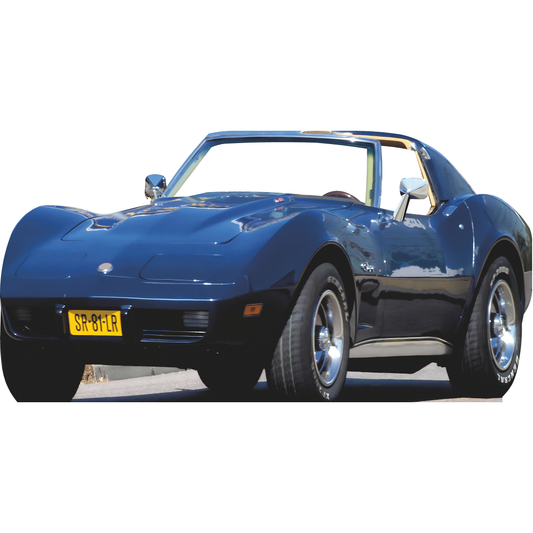 70s Vet Sports Muscle Car Stand In Cardboard Cutout