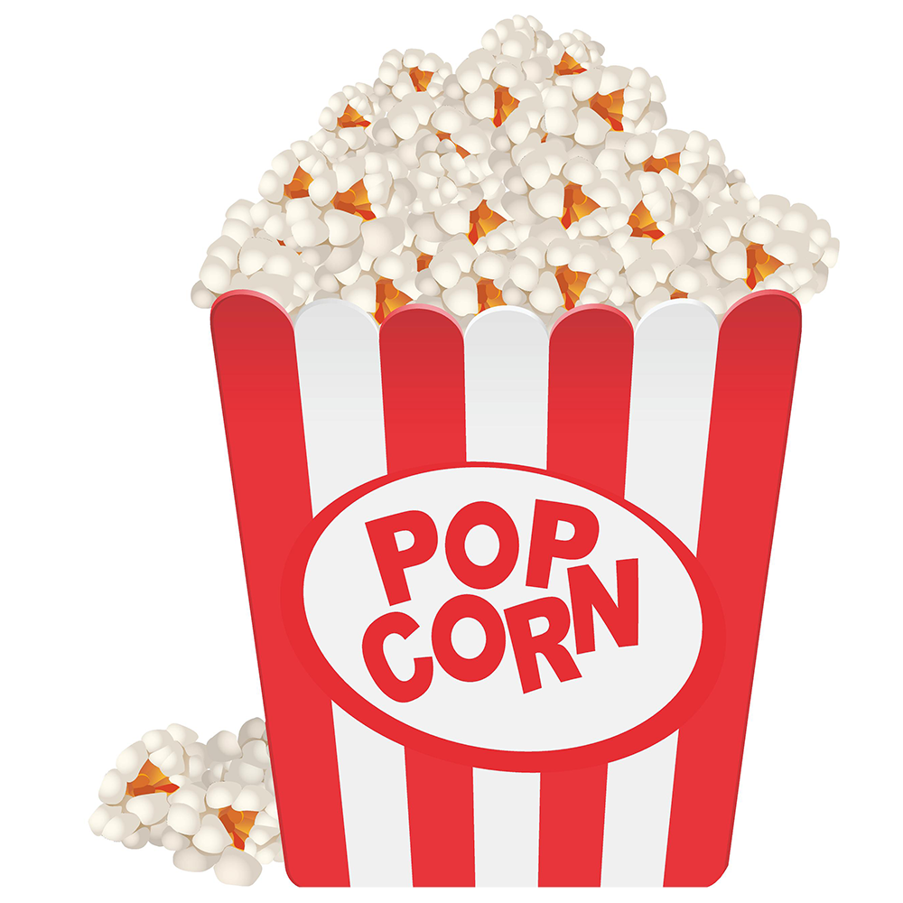 Popcorn Bucket 2 Cardboard Cutout