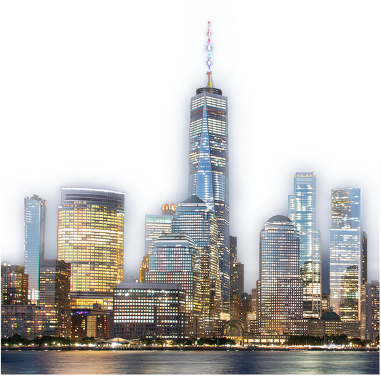 Manhattan Skyline Cardboard Cutout