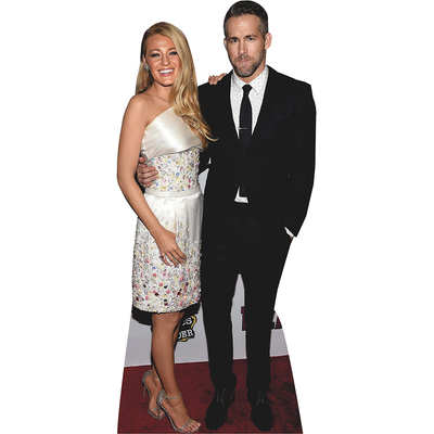 Blake Lively and Ryan Reynolds Cardboard Cutout