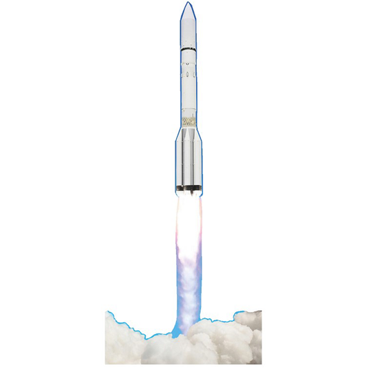 Rocket Ship Cardboard Cutout
