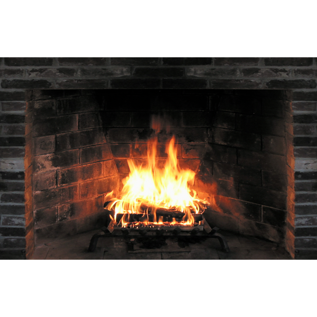 Fireplace Cardboard Cutout