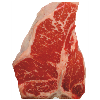 Raw T Bone Steak Cardboard Cutout