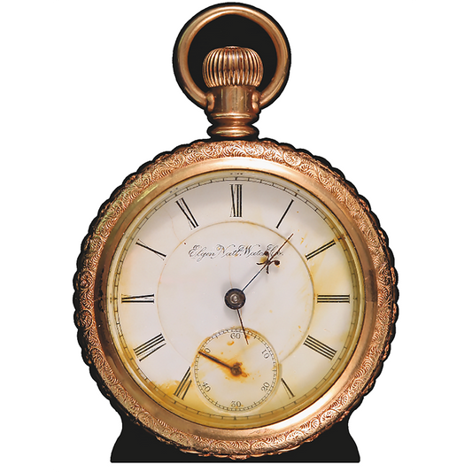 John Starr March Pocket Watch Cardboard Cutout