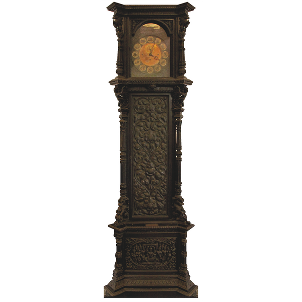 Longcase Clock Grandfather Clock Cardboard Cutout