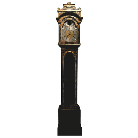 1700s Grandfather Clock Cardboard Cutout
