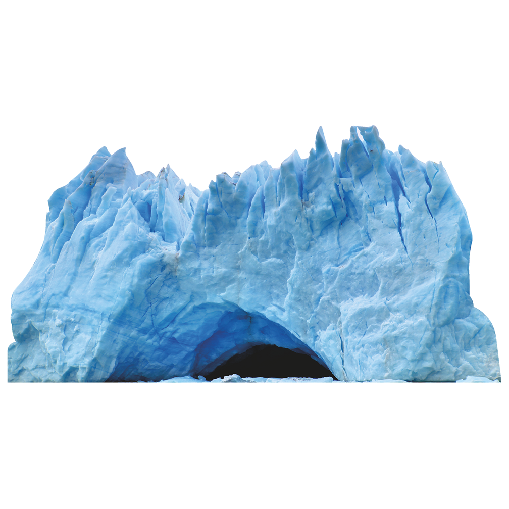 Perito Moreno Argentina Glacier Cave Cardboard Cutout