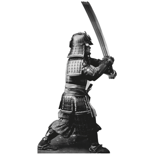 Samurai with Katana Cardboard Cutout