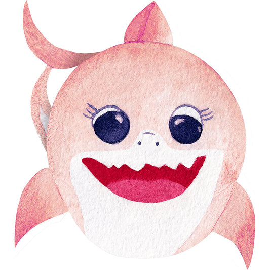 Pink Baby Shark Cardboard Cutout