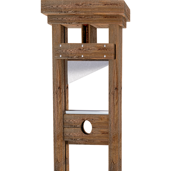 Guillotine 90in Paris France April 25 Execution Cardboard Cutout