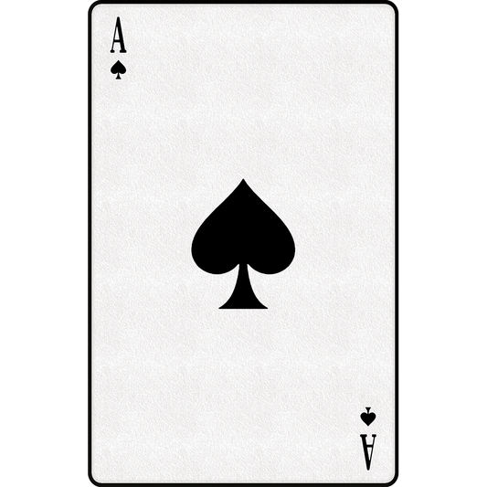 Ace of Spades Playing Card Cardboard Cutout