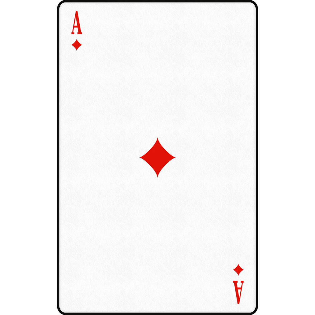 Ace of Diamonds Playing Card Cardboard Cutout