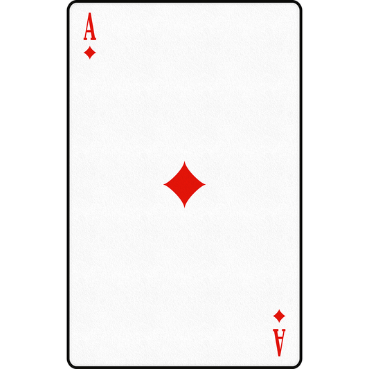 Ace of Diamonds Playing Card Cardboard Cutout