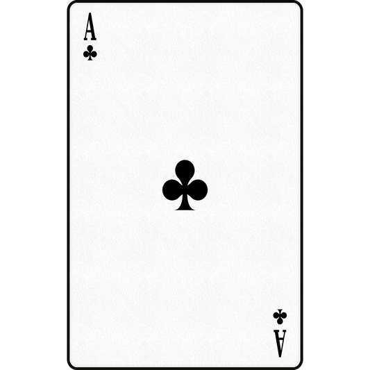 Ace of Clubs Playing Card Cardboard Cutout