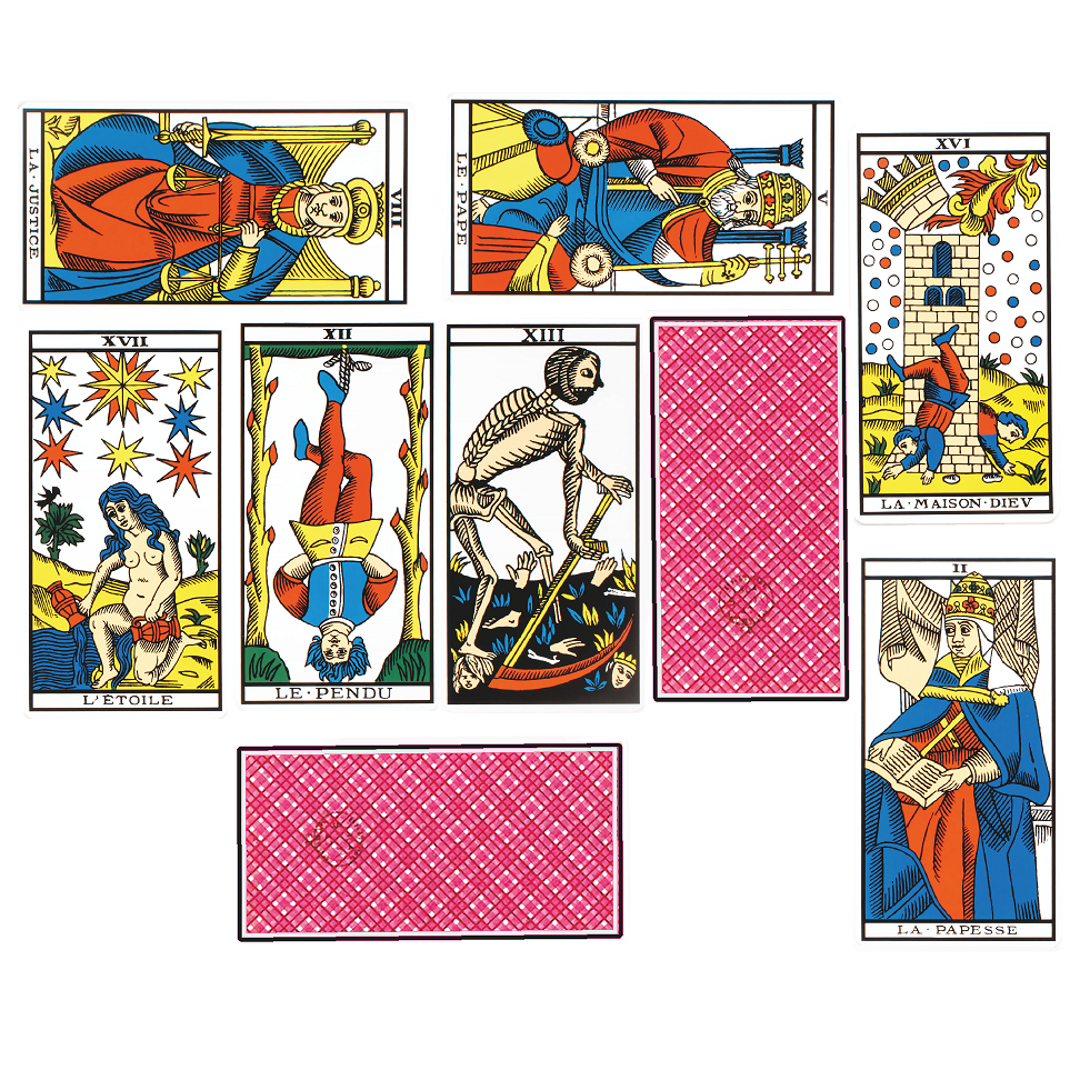 Tarot Cards 9 pack Cardboard Cutout
