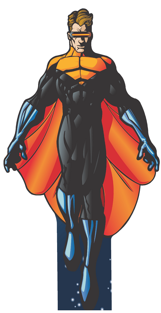 X Mega Mutant Men Man Optic Blast Super Hero Cardboard Cutout