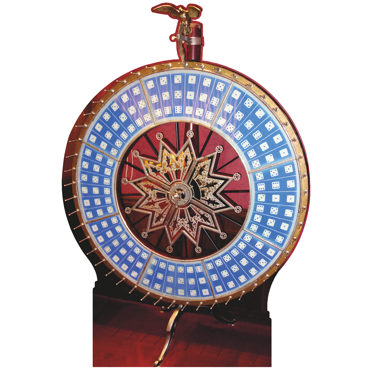 Dice Wheel Cardboard Cutout