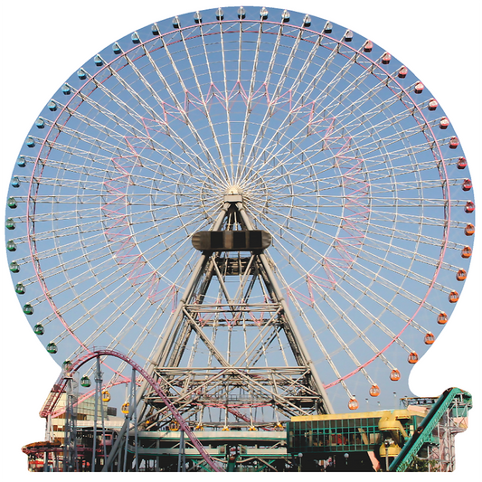 Carnival Amusement Park Ferris Wheel Cardboard Cutout