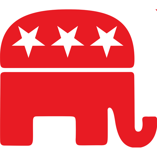 Republican Elephant Cardboard Cutout