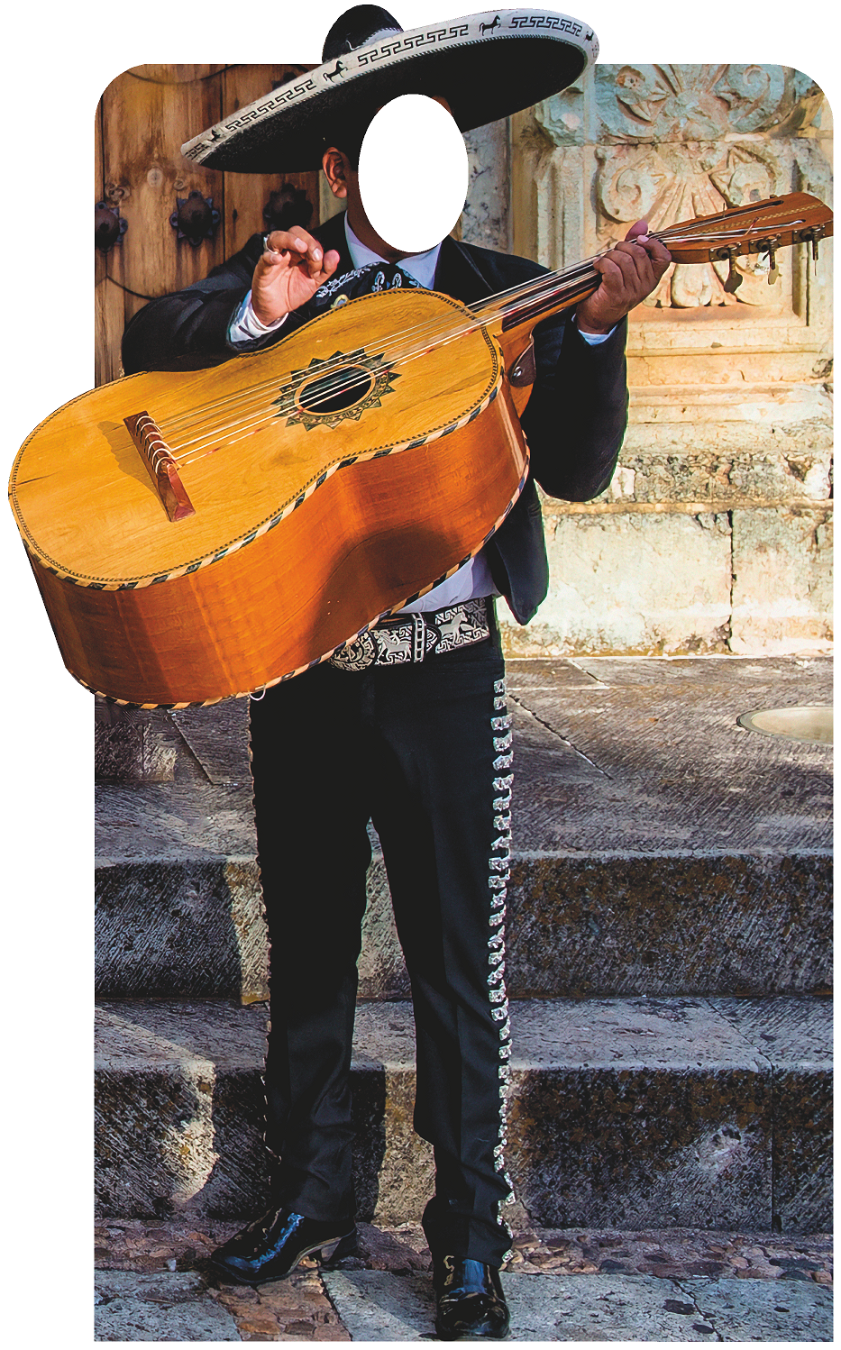 Mariachi Guitar Man Stand In Cardboard Cutout