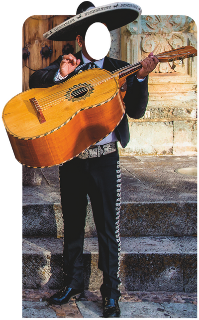 Mariachi Guitar Man Stand In Cardboard Cutout