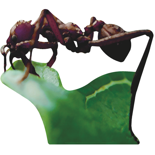 Giant Ant on Leaf Cardboard Cutout