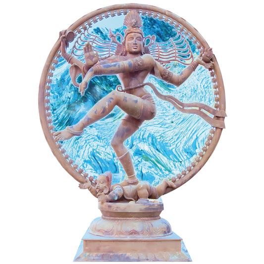 Shiva Statue CERN Nataraja Dance Cardboard Cutout
