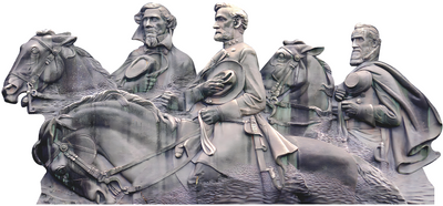 Stone Mountain Confederate Memorial Cardboard Cutout