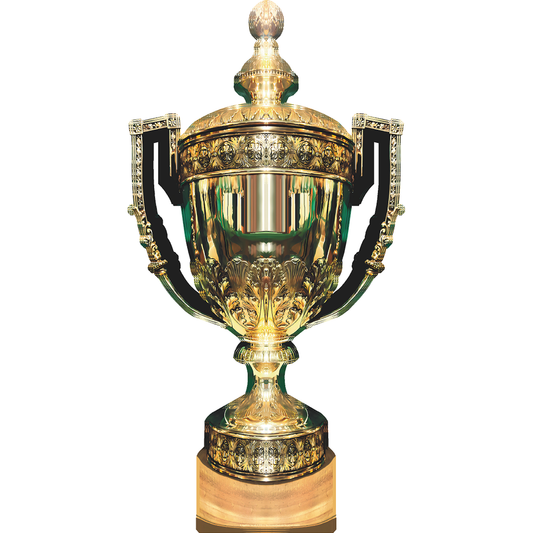 Giant Trophy Award Medal Winner Gold Cardboard Cutout