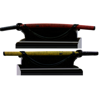 Shaolin vs Wudang Double Sword Display Cardboard Cutout