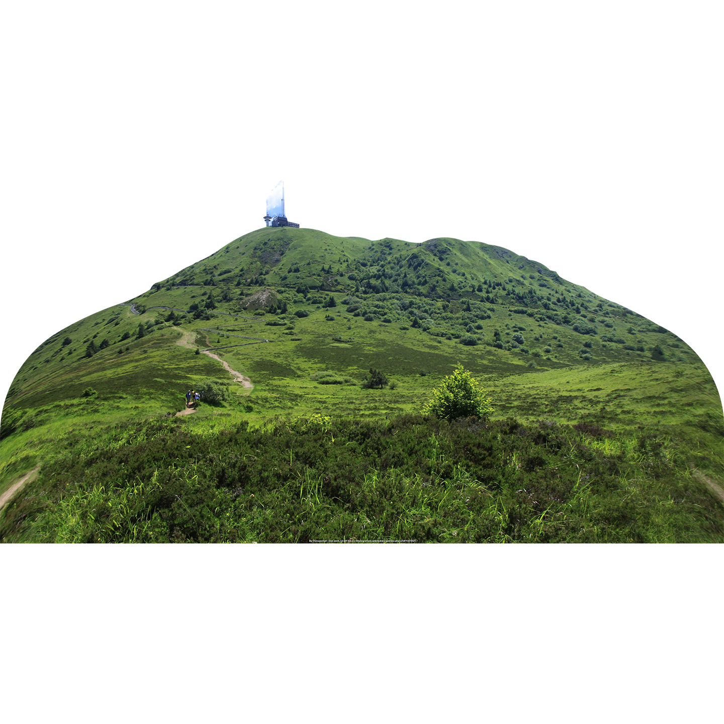 Puy de Dôme Tour de France Cardboard Cutout
