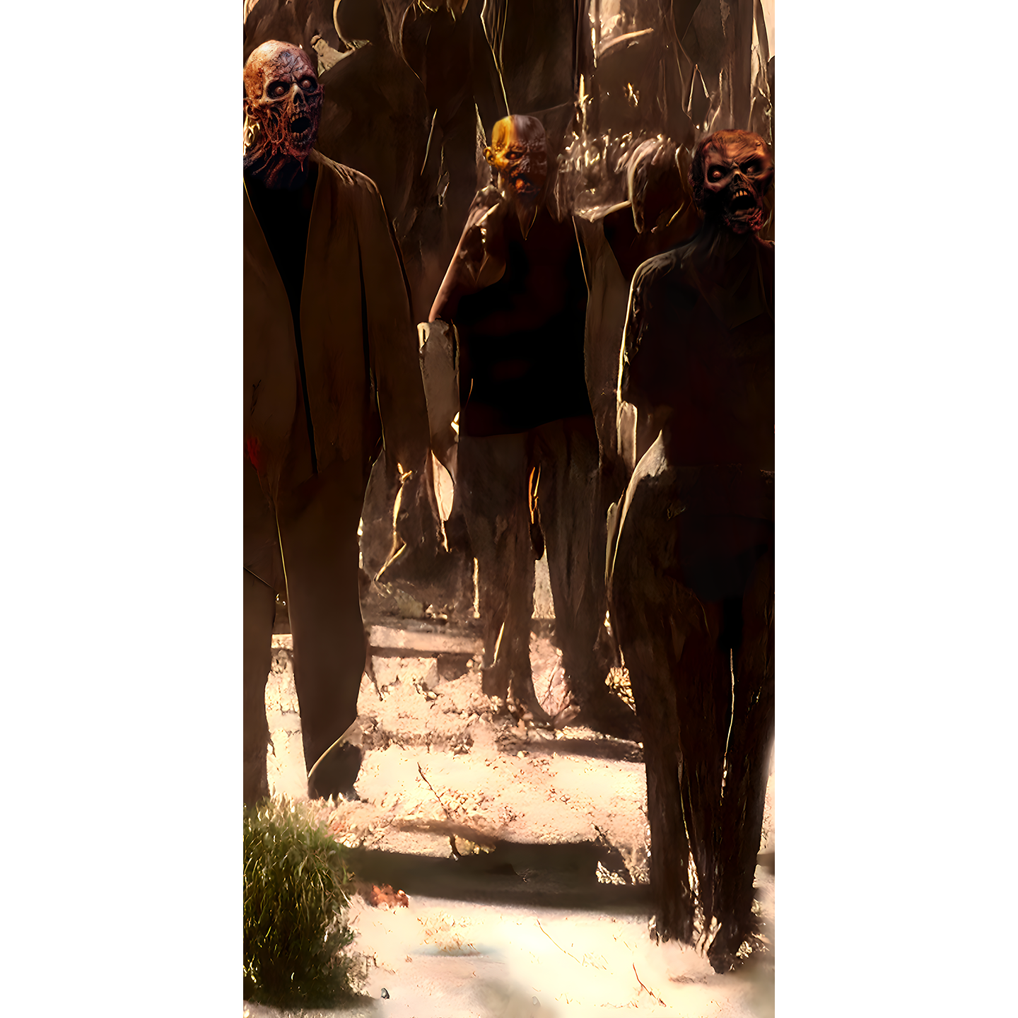 Zombie Invasion Backdrop Cardboard Cutout