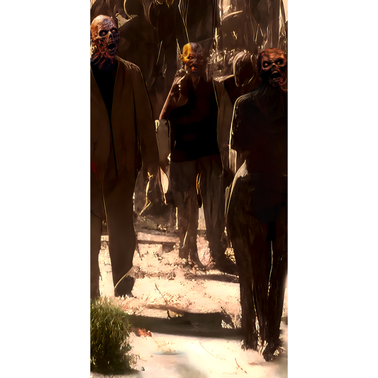 Zombie Invasion Backdrop Cardboard Cutout