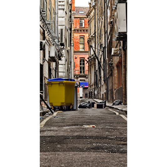 New York City Streets Back Alley Backdrop Cardboard Cutout