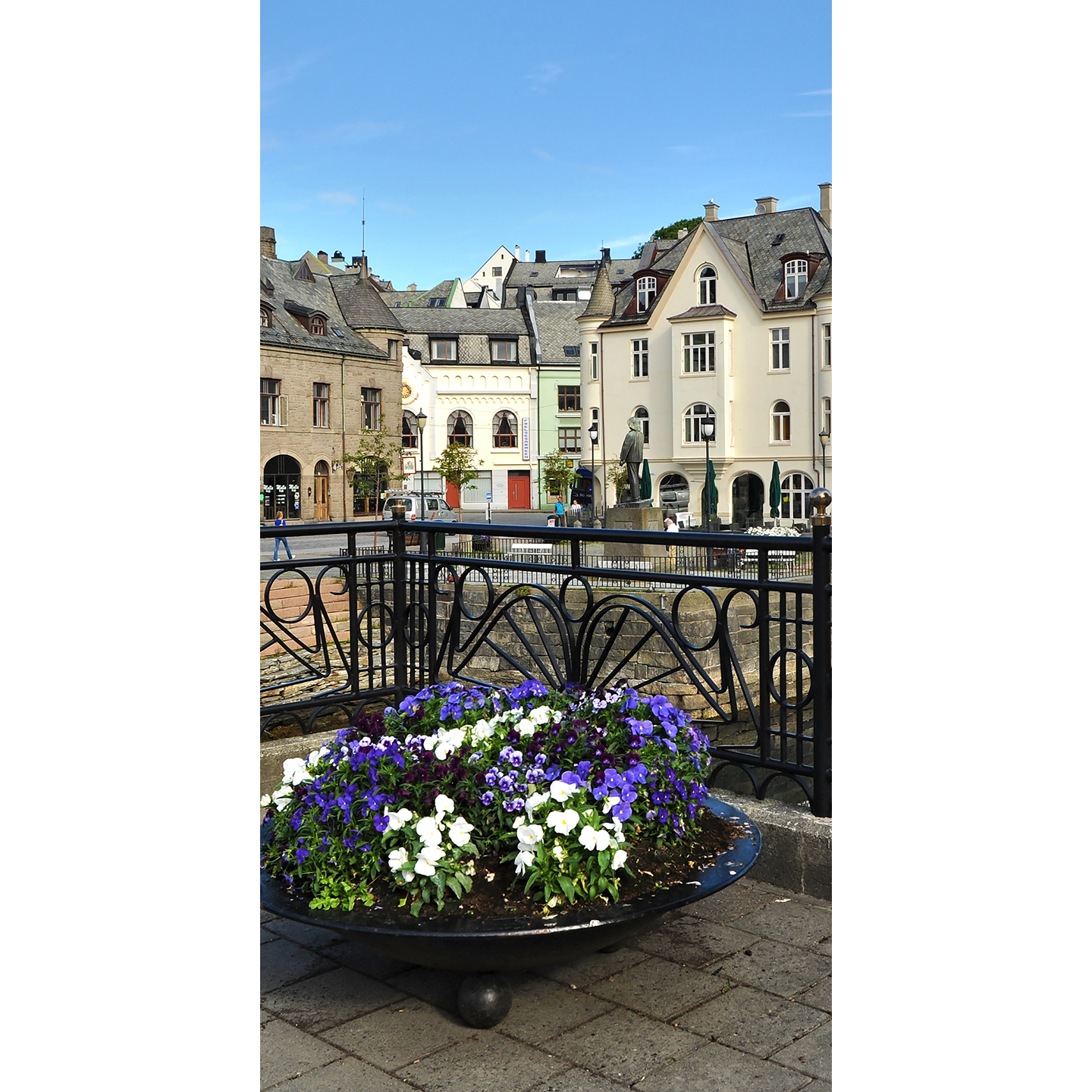 Elegant Norway Wedding Backdrop Cardboard Cutout