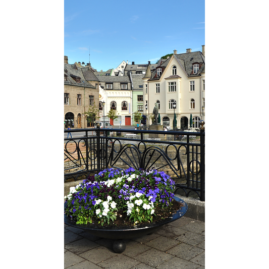 Elegant Norway Wedding Backdrop Cardboard Cutout