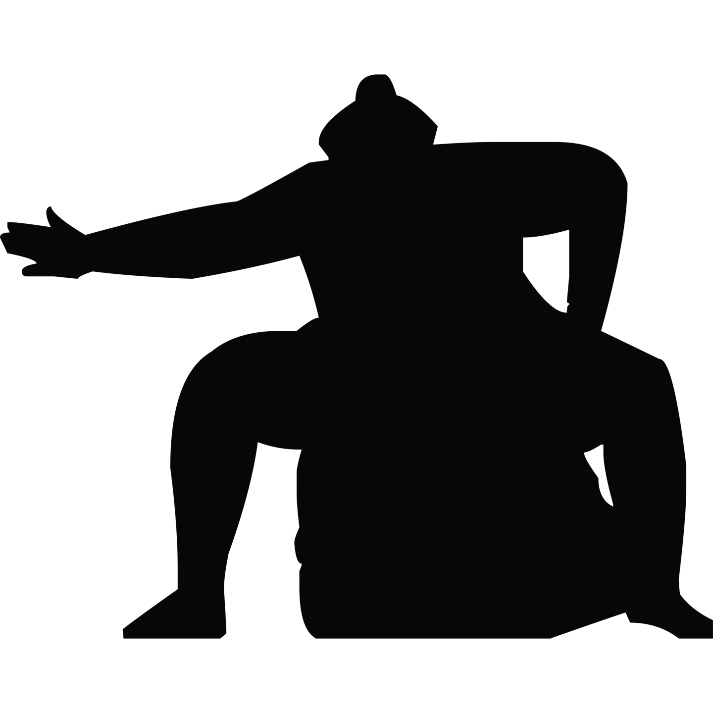 Sumo Wrestler Silhouette Cardboard Cutout