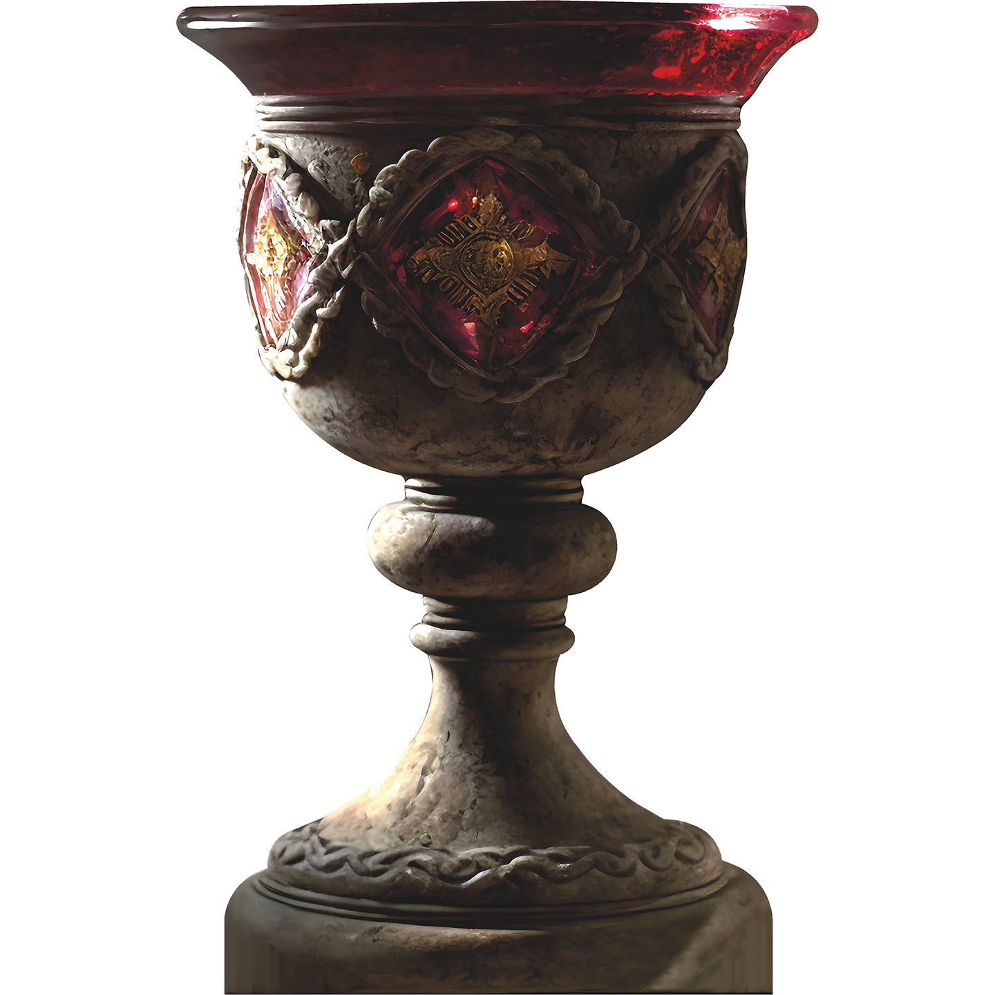 Holy Grail Chalice Goblet Wine Legend Cardboard Cutout