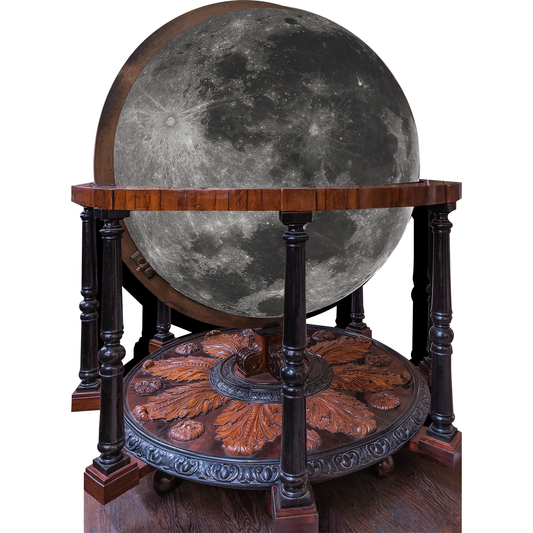 Terrestrial Lunar Globe Model Cardboard Cutout