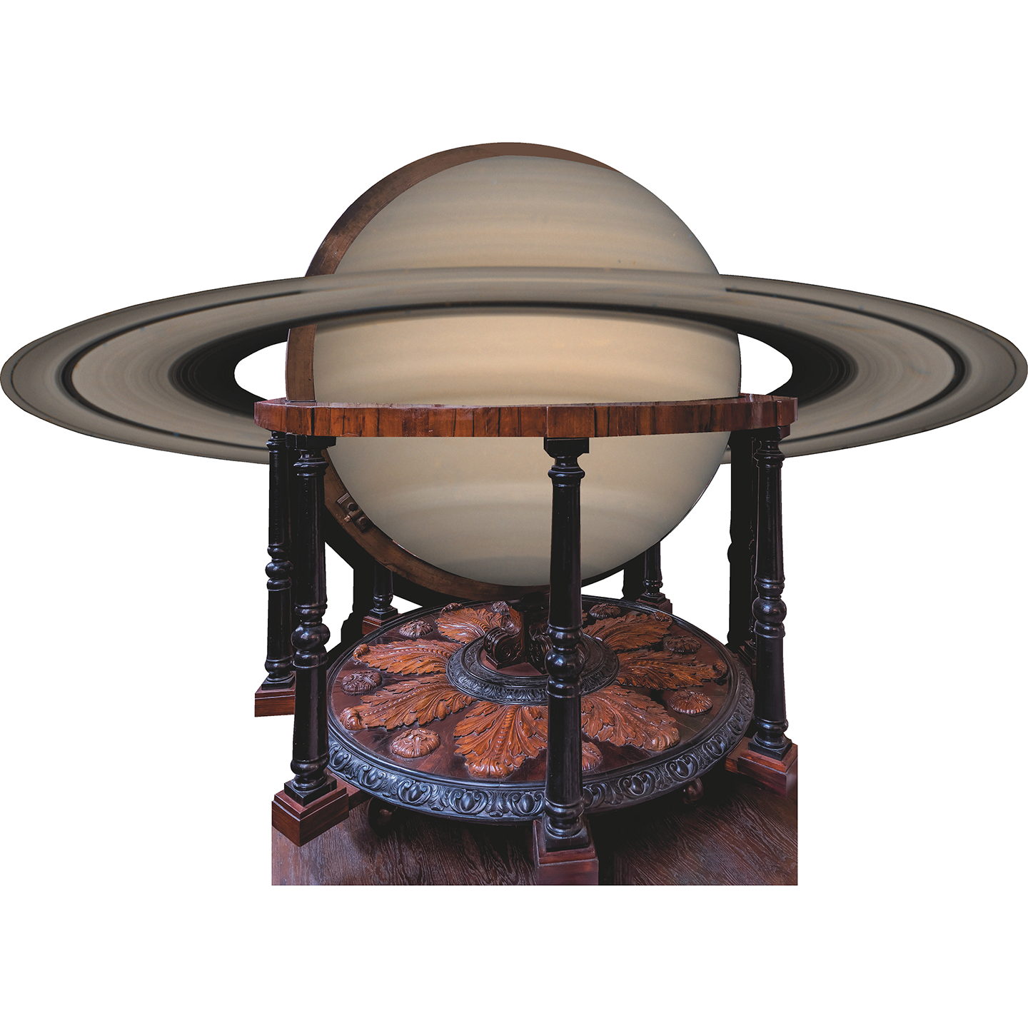 Terrestrial Saturn Globe Cardboard Cutout