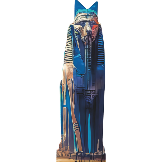 Egyptian Neon Sphinx Cardboard Cutout