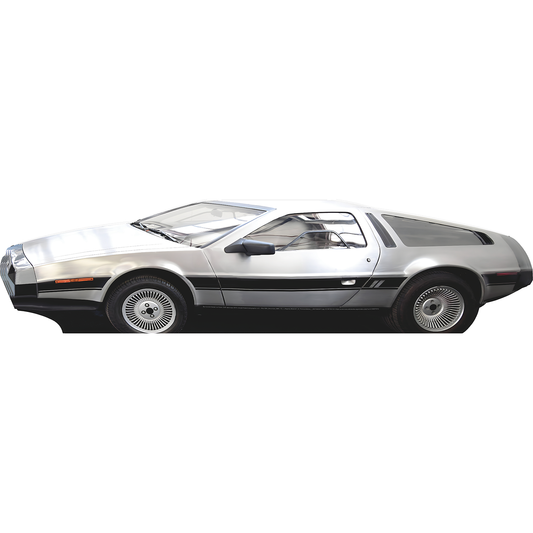 Delorian Side View Cardboard Cutout Free Shipping