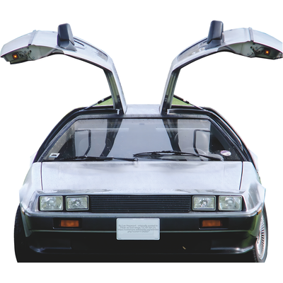 Delorian Front View Cardboard Cutout