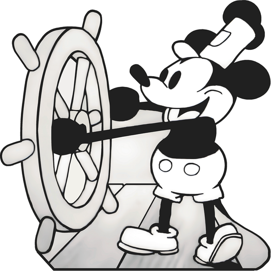 Steamboat Willie Cardboard Cutout