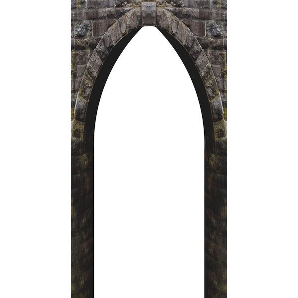 Gothic Stone Arch Cardboard Cutout