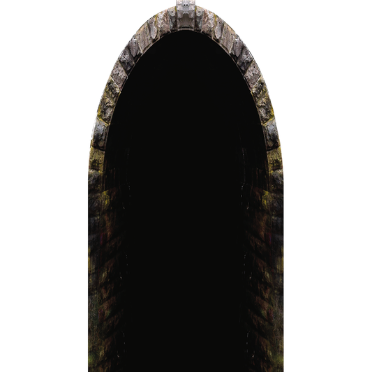 Gothic Stone Arch Dark Tunnel Cardboard Cutout