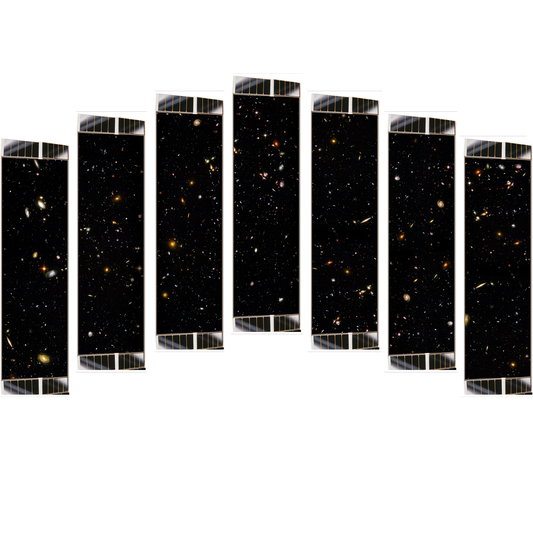 Windows to Space Ultra Deep Field Galaxies Cardboard Cutout