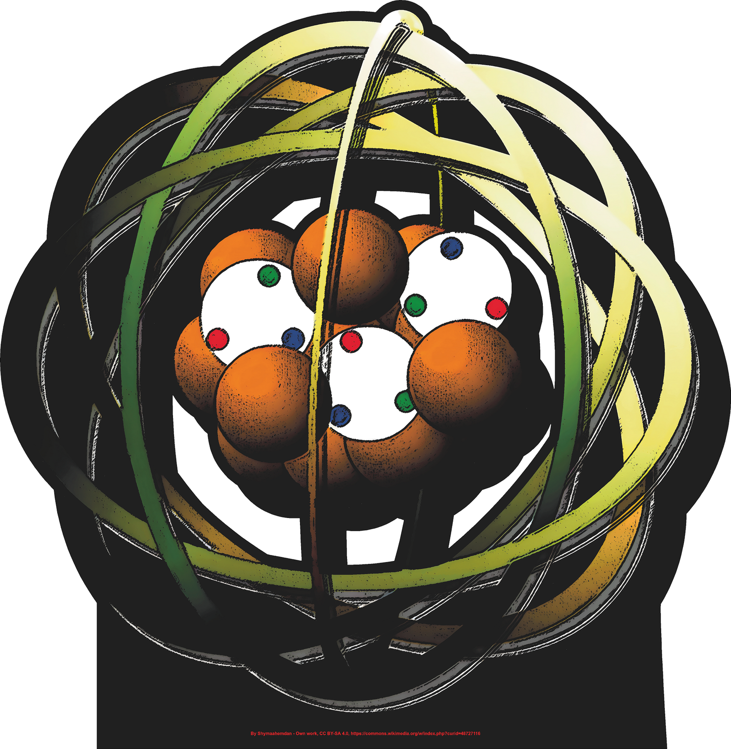 Atomic Atom Model Cardboard Cutout